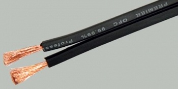 Кабель SCC-09 BC акустический 2 x 2.50мм2 медный черный в резиновой изоляции 100м